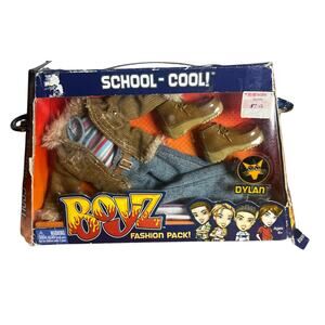 Vintage Y2K Bratz Boy 2003  School Cool  Outfit Dylan 's Fashion Pack New